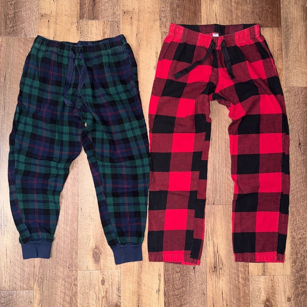 Old Navy Plaid Pajama Pants - Red and Green